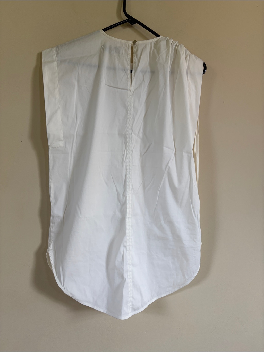 Lee Mathews White Split-Sleeve Tank Top L5 — image 5 of 8